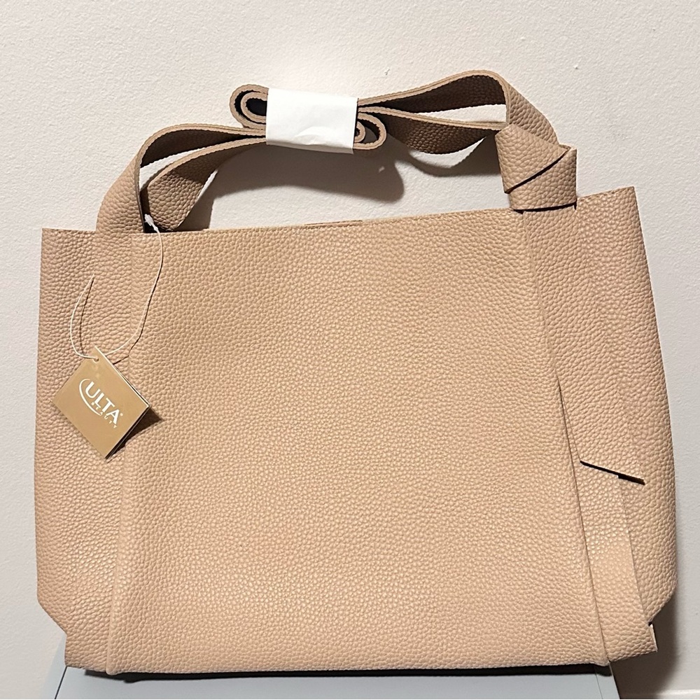 Ulta Faux Pebbled Leather Large Tote Bag - NWT (GWP)